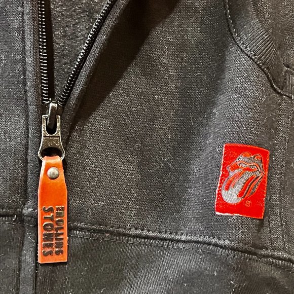 The Rolling Stones Rockware Black Kids Hoodie Size L 11/13 Authentic Gear NWT - Picture 6 of 11